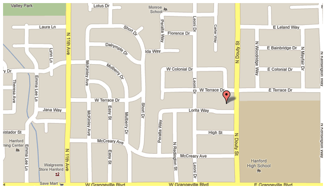 map to calvary